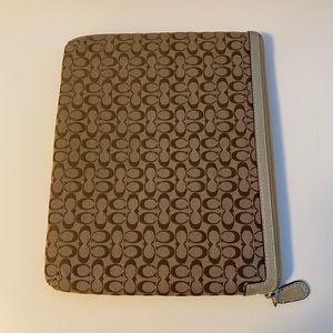 Coach iPad cover. Like new condition!